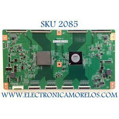 T-CON PARA TV TCL / NUMERO DE PARTE 34291100B6 / CSC04-3 / ST7461E03-1 / 34291100B60A21UCNK5H0210BQ01  / DISPLAY ST7461E03-1 / MODELO 75R648